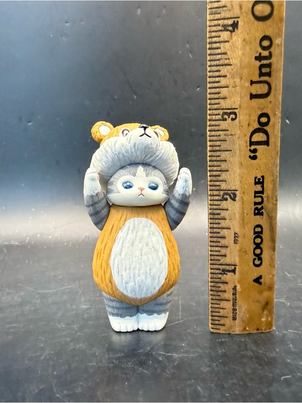 KITAN CLUB Miniature Mofusand Cat Dressed As Nyanko Bear 3” Mini Figure - Picture 2 of 11